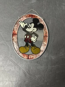 Mickey Mouse Stained Glass Hanger - Picture 1 of 2