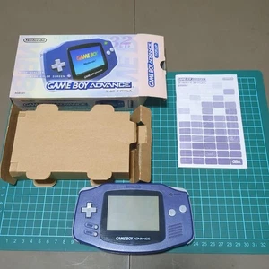 Game Boy Advance Violet with Box & Manual, Tested, Retro Gaming - Picture 1 of 12