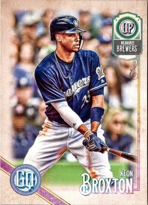 2018 Topps Gypsy Queen Keon Broxton #279 Milwaukee Brewers Baseball Card - Image 1 of 2