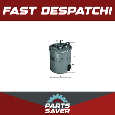 Filtro de combustible compatible con Jeep Grand Cherokee Mk2 2.7D 01 a 05 Mahle 5080477AA 5080477AB Foto 1 de 4