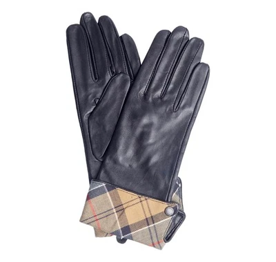 Barbour Guantes Mujer De Piel Lady Jane LGL0005BK11 Color Negro - Imagen 1 de 4