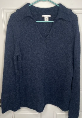 Suéter Vintage Jillian Jones Mujer’s Corderos Lana Cuello Talla XL Pescador Años 90 Foto 1 de 4