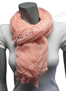 Schal Hellrosa groß groß 110x170 Damen gemischt Chalet Schal NEU scarf pink - Bild 1 von 3