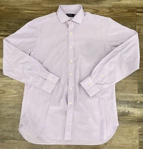 Polo Ralph Lauren Herren Hemd Classic Fit Knopfleiste Lila 16 40/41 Daunen - Bild 1 von 4