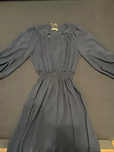 New Max Studio Shirt Dress Womens M Blue New With Tags - Picture 1 of 3