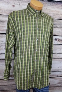 Bugatchi Uomo Herren Oberhemd Kreise Diamanten Karos Grün Blau Rosa Large  - Bild 1 von 12