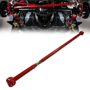 Single Adjustable Panhard Track Bar Red For 2005-2014 Ford Mustang 2-Door - Picture 1 of 5