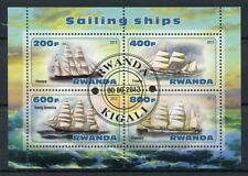 Rwanda 2013 CTO Sailing Ships 4v M/S II Tall Ships Boats Nautical Stamps