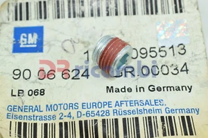 TAPPO OLIO CILINDRO TESTATA MOTORE OPEL CHEVROLET - OPEL 9006624 11095513 - Imagen 1 de 4