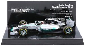 Minichamps Mercedes W05 AMG F1 #44 2014 Lewis Hamilton World Champion 1/43 Scale