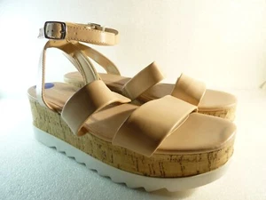 Madden Niña Mujer Zapatos Sandalias Nude Cuña Talla 8.5SKU 10945 - Imagen 1 de 9