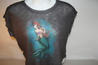 Disney Ladies Art of Ariel Shirt Size L Beachwear Coverup