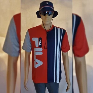 FILA AUTHENTIC COLE TEE T-SHIRT HERREN RUNDHALS KURZARM GR. M MEHRFARBIG - Bild 1 von 12