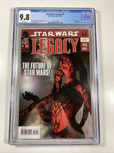 Star Wars Legacy #0 CGC 9,8 (cómic Dark Horse 2006) primera cubierta Darth Talon - Imagen 1 de 5