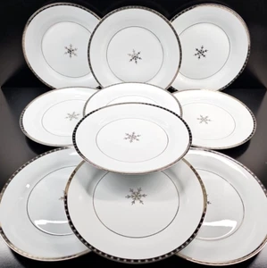 (10) Target Artic Sonnenwende Schneeflocke Essteller Set Urlaub 2010 Onyx Eis Posten - Bild 1 von 24