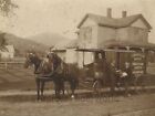 American Baptist Publication Society Horse Carriage Book Delivery Antique Photo
