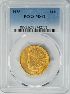 1926 $10 Gold Indian MS62 PCGS 949872-5 - Picture 1 of 4