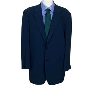 Vestimenta Sport Coat Jacket Wool 2 Button Navy Italy Men's 44S Nice - Picture 1 of 9