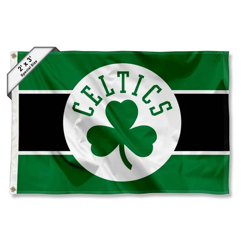 Boston Celtics 2x3 Foot Flag Cover