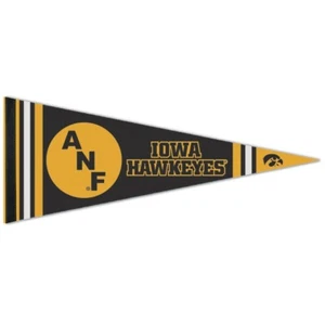 IOWA HAWKEYES ANF ROLL UP PREMIUM FELT PENNANT 12"x30" NEW WINCRAFT 👀🔥 - Picture 1 of 1