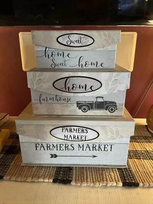 primitive nesting boxes - Image 1 of 4