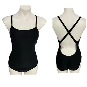 Traje de baño Speedo para mujer talla 10 negro de una pieza Eco ProLT UPF 50+ - Imagen 1 de 14