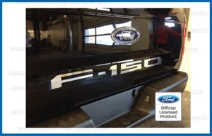 2018 Ford F150 Tailgate Inserts Decals Letters Indent Stickers - COLOR : CHROME - Picture 1 of 2