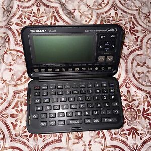 Sharp YO-600 Electronic Organizer PARTS ONLY UNTESTED