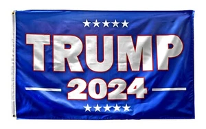 3' x 5' President Donald Trump 2024 Campaign Flag - Red, White, and Blue - Picture 1 of 1
