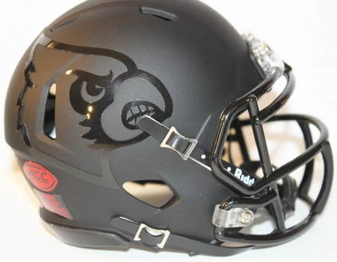 2020 Louisville Cardinals Custom Riddell Mini Helmet vs WKU Cover