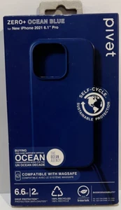 Pivet - Zero+ con Funda MagSafe para iPhone 13 Pro 6.1" - Azul Océano - Imagen 1 de 5