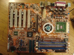 ABIT NF7 ver.2.0 + CPU Athlon 2500+ + Ram 256Mb + Cooler , AMD Motherboard - Bild 1 von 8