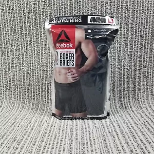 REEBOK Performance Boxer Briefs Compression Underwear 3 Pack - XL 40-42 Black - Picture 1 of 2