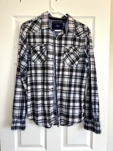Cactus Classic Fit Button Down Shirt Blue M - Picture 1 of 1