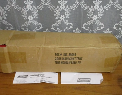 COLEMAN SunDome Tent, 7'x7' Model #9280-717 - MARLBORO - Image 1 of 4