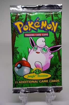 Набор бустеров Pokemon Jungle Unlimited 1999 Wigglytuff Artwork запечатанный WOTC - Изображение 1 из 4