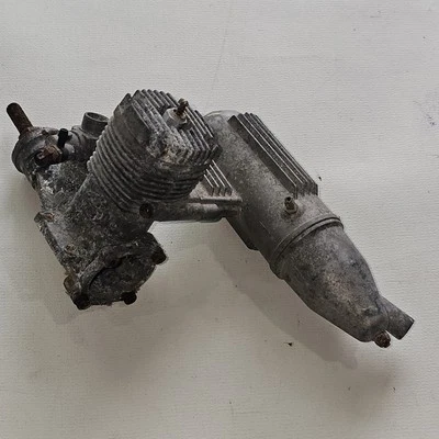 Thunder Tiger GP-42 RC Model Aircraft Engine Muffler For Parts/Rebuild Locked Up - Image 1 of 3