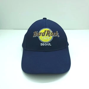 Hard Rock Cafe Seoul Korea Adjustable Hat Blue - Picture 1 of 4