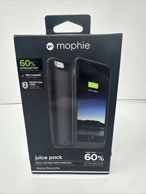 mophie Juice Pack External Battery Case for iPhone 6 Plus 6s Plus - Black NEW - Image 1 of 4