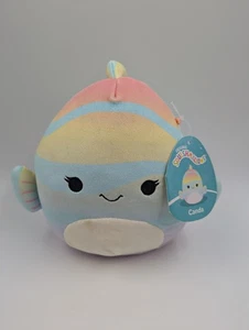 Squishmallow Canda Fisch Stofftier Plüschtier 8 Zoll Neu Bunt Kellytoy Siehe Bilder - Bild 1 von 3