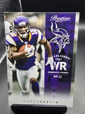 2012 Panini Prestige Percy Harvin #105 - Minnesota Vikings - Image 1 of 2