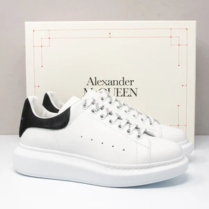 Alexander McQueen Larry White/Black Oversized Sneakers, Size 40 (10 US) - Picture 1 of 6
