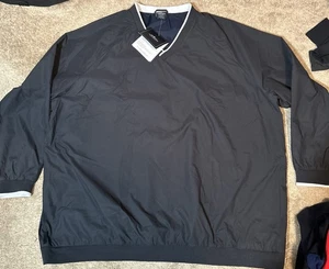 NEW Charles River Apparel Men’s Windshirt Pullover Big & Tall 5XL Blue NWT - Picture 1 of 15