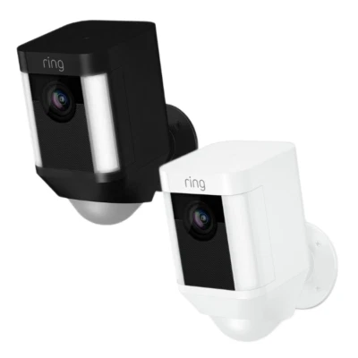 Ring Video Spotlight Stick Up Camera w/ LED Spotlight | Battery Powered Outdoor - Image 1 of 4