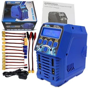 NHX EZPRO DUO 100W X2 Dual AC/DC 12A LIPO Charger : X-MAXX / MAXX / E-REVO - Picture 1 of 9