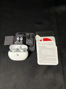 Beats By Dr. Dre Beats Studio Buds A2512 White Wireless Noise Cancelling Earbuds - Picture 1 of 12