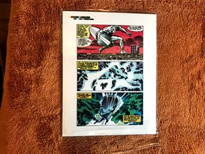 Jack Kirby Silver Surfer Graphic Novel #1 Rare Production Art Pg 81 color marvel - Picture 1 of 6