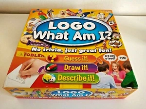 Logo What Am I? Board Game - Guess It!, Draw It!, Describe It! - Complete - Picture 1 of 7