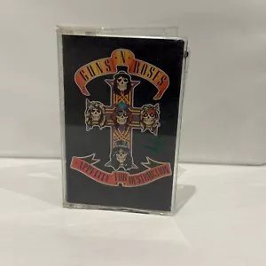 Guns N Roses - Appetite For Destruction Cassette Tape 1987 Tested - Picture 1 of 3