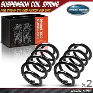 2pcs Rear Left & Right Coil Spring for Chevy C10 C20 Pickup P10 Series GMC Jimmy - Picture 1 of 9